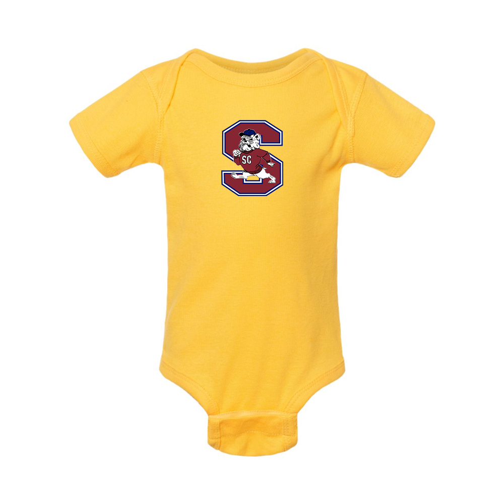 South Carolina State Bulldogs Logo Rabbit Skins Infant Baby Rib Bodysuit