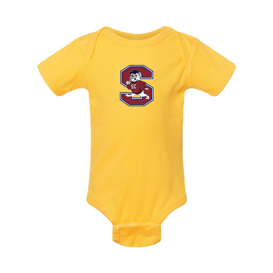 South Carolina State Bulldogs Logo Rabbit Skins Infant Baby Rib Bodysuit