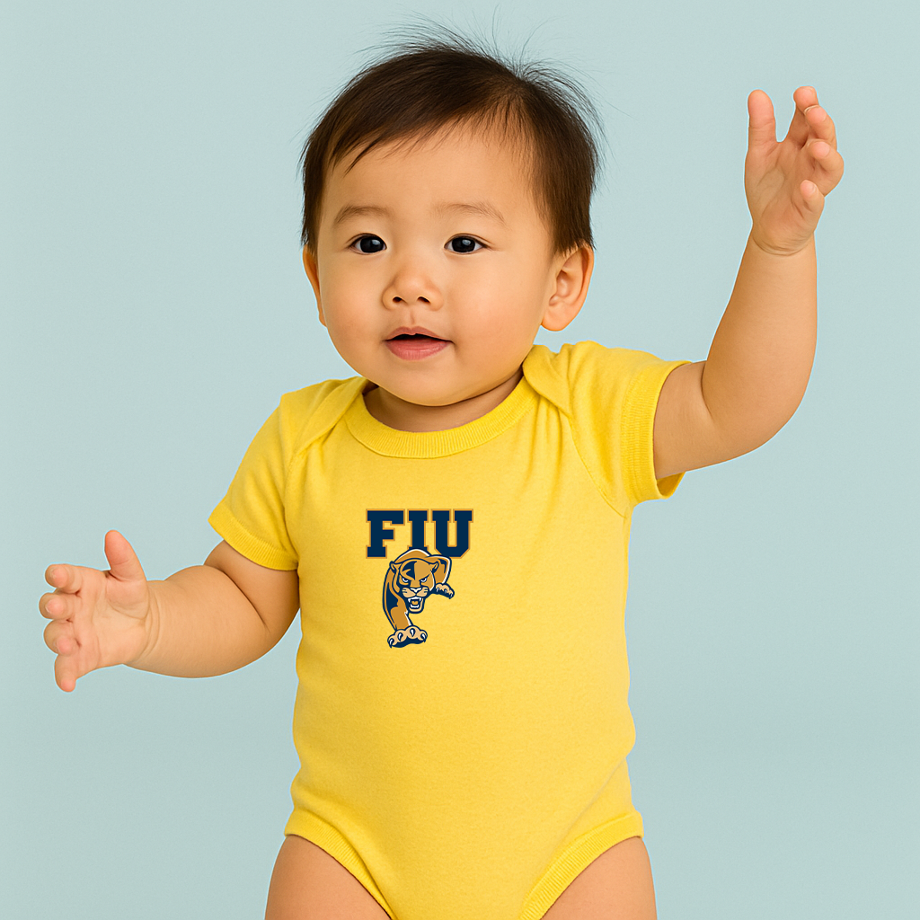 FIU Panthers Logo Baby Romper Onesie