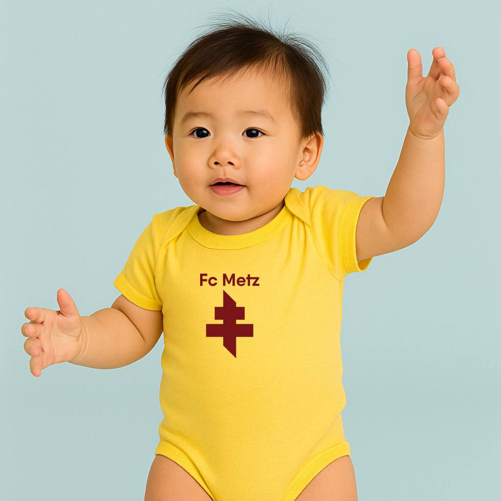 FC Metz Soccer Logo Baby Romper Onesie