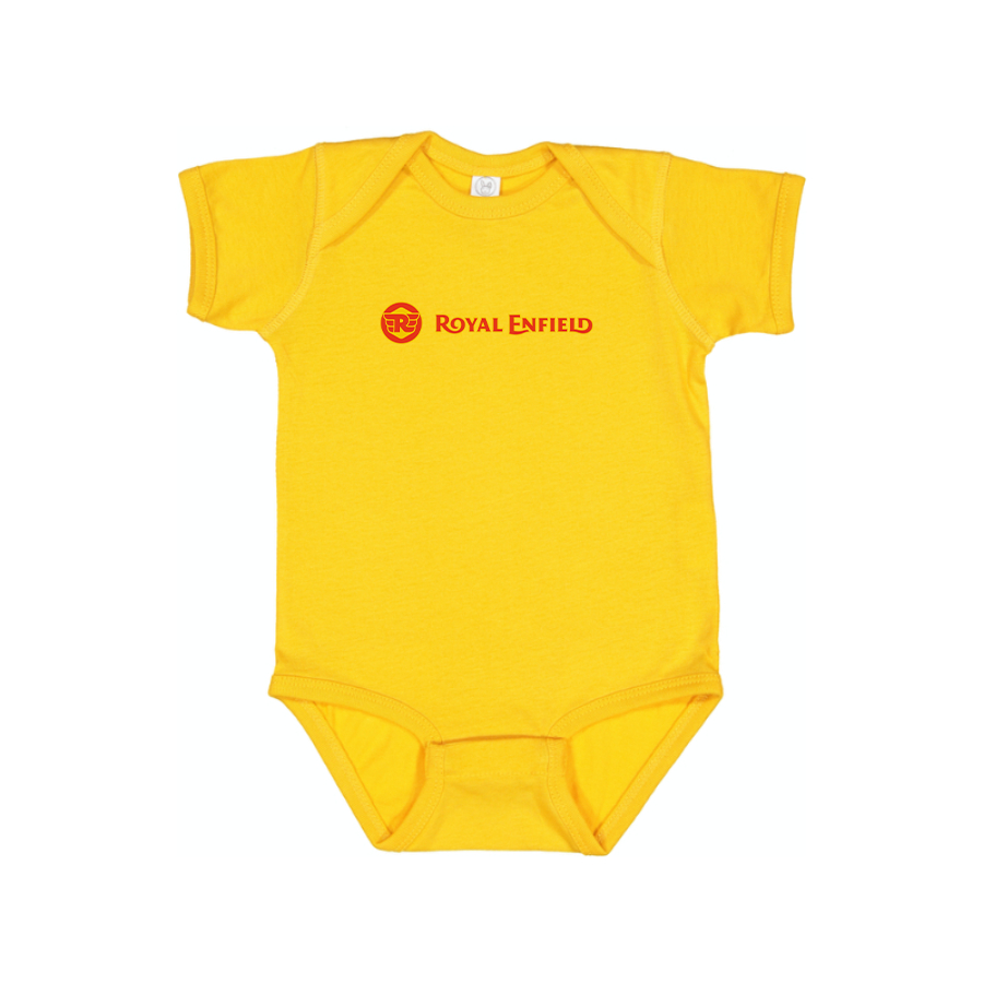 Royal Enfield Logo Baby Romper Onesie