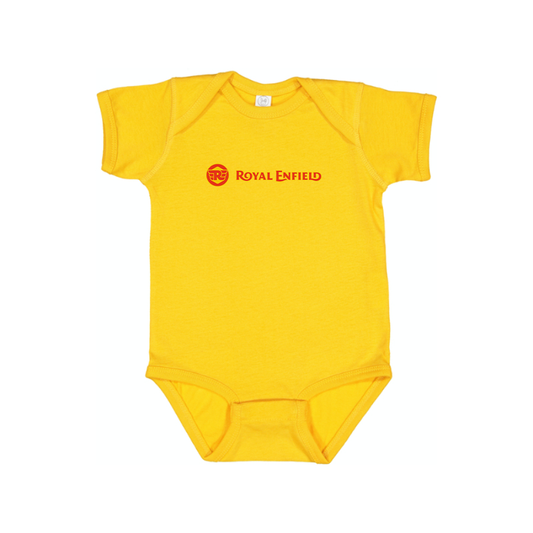 Royal Enfield Logo Baby Romper Onesie