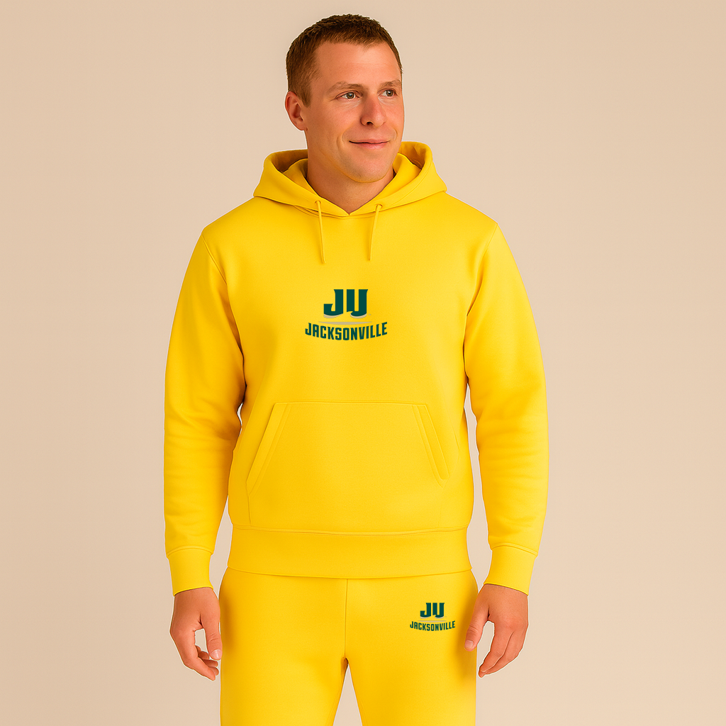 Men's Jacksonville Dolphins Logo Hoodie Joggers Set