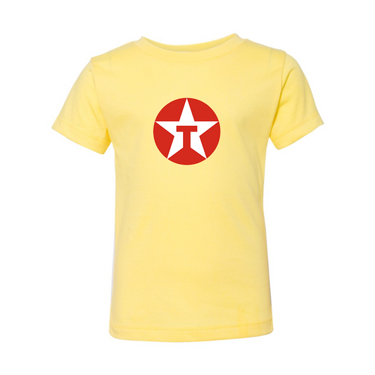 Texaco Logo BELLA  CANVAS Toddler Jersey Tee