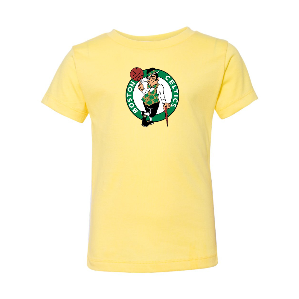 Boston Celtics Logo BELLA  CANVAS Toddler Jersey Tee