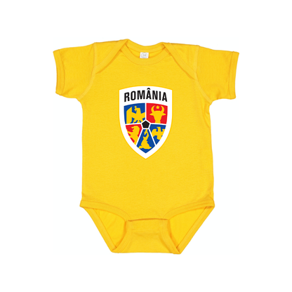 Romania National Soccer Team Baby Romper Onesie