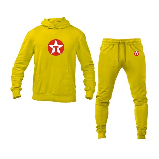 Men's Texaco Logo Hoodie Joggers Set